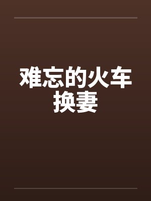 难忘的火车换妻by佚名