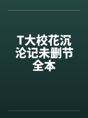 T大校花沉沦记未删节全本笔趣阁无弹窗