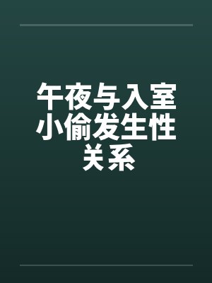 午夜与入室小偷发生性关系by佚名