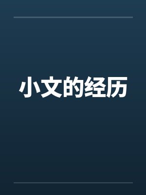 小文的经历by佚名笔趣阁无弹窗