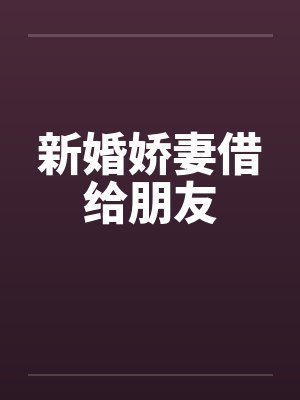 新婚娇妻借给朋友