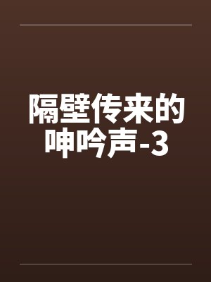 隔壁传来的呻吟声-3