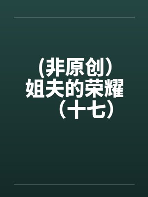 (非原创）姐夫的荣耀（十七）