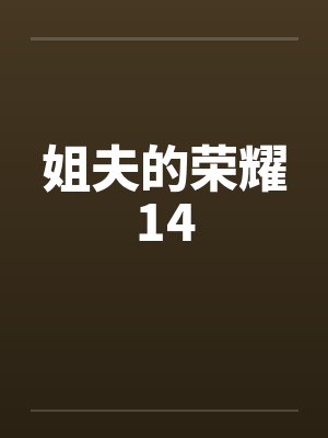 姐夫的荣耀14by佚名