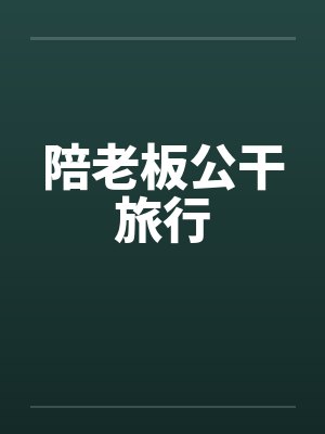 陪老板公干旅行by佚名