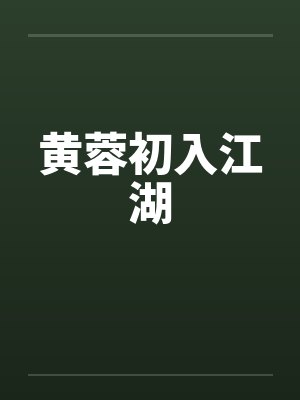 黄蓉初入江湖
