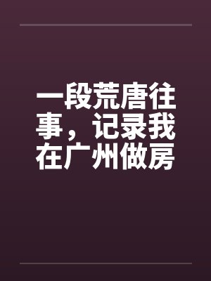 我在广州当房东的日子小说