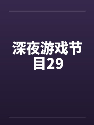 深夜游戏节目29