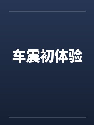 车震初体验