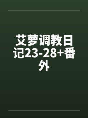 艾萝调教日记23-28+番外