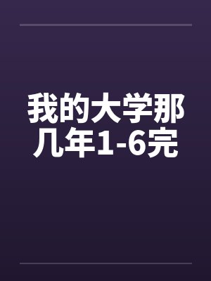 我的大学那几年1-6完